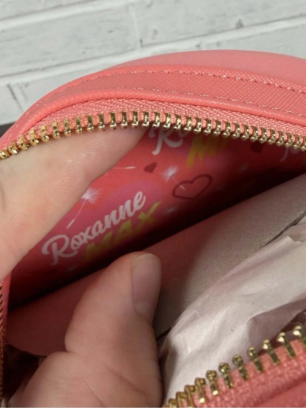 Disney Loungefly Pink 'Max & Roxanne' Mini Backpack or use as purse new with tag